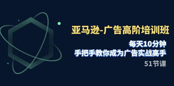 （7739期）亚马逊-广告高阶培训班，每天10分钟，手把手教你成为广告实战高手（51节）插图