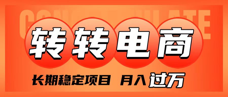 （7931期）外面收费1980的转转电商，长期稳定项目，月入过万插图