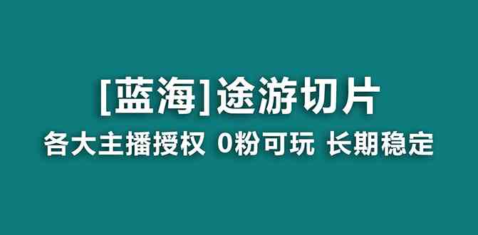 （8871期）抖音途游切片，龙年第一个蓝海项目，提供授权和素材，长期稳定，月入过万插图