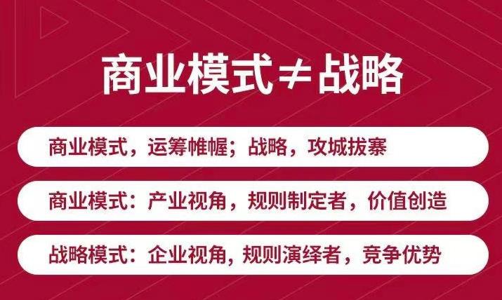 （3236期）《新商业模式与利润增长》好的商业模式让你持续赚钱  实战+落地+系统课程插图