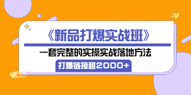 （3704期）《新品打爆实战班》一套完整的实操实战落地方法，打爆链接超2000+（38节课)插图