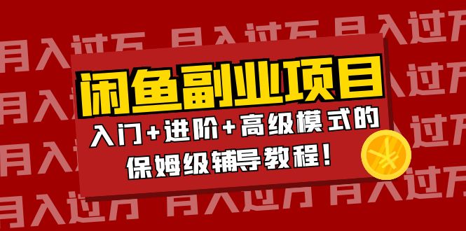 （3879期）月入过万闲鱼副业项目：入门+进阶+高级模式的保姆级辅导教程！插图