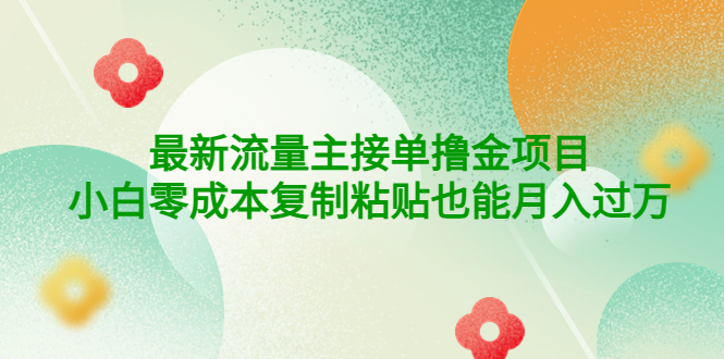 （4008期）公众号最新流量主接单撸金项目，小白零成本复制粘贴也能月入过万插图