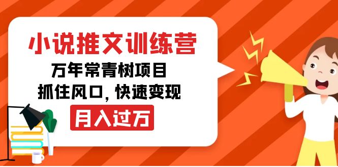 （4049期）小说推文训练营，万年常青树项目，抓住风口，快速变现月入过万插图