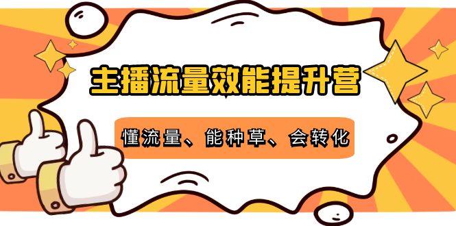 （4063期）主播流量效能提升营：懂流量、能种草、会转化，清晰明确方法规则插图