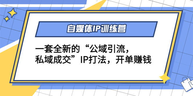 （4290期）自媒体IP训练营(12+13期)一套全新的“公域引流，私域成交”IP打法 开单赚钱插图