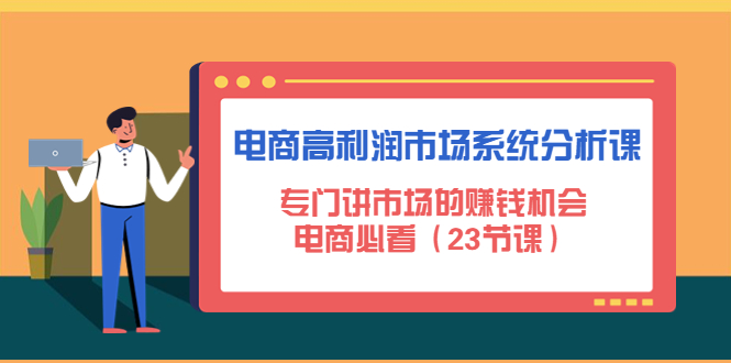 （4572期）电商高利润市场系统分析课：专门讲市场的赚钱机会，电商必看（23节课）插图