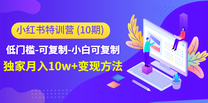 （4553期）小红书特训营（第10期）低门槛-可复制-小白可复制-独家月入10w+变现方法插图