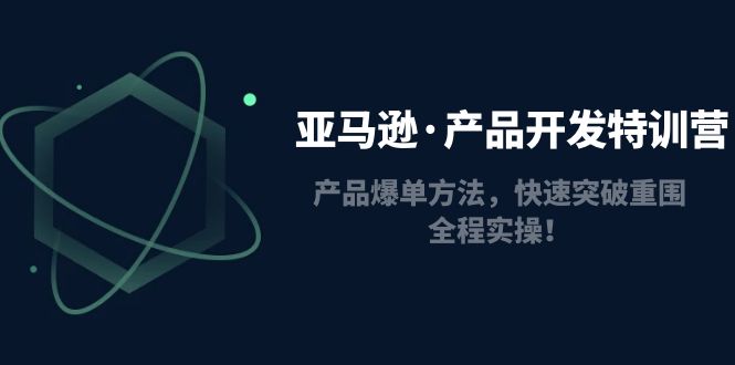 （4882期）亚马逊·产品开发特训营：产品爆单方法，快速突破重围，全程实操！插图