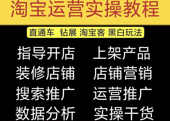 （5079期）2023淘宝开店教程0基础到高级全套视频网店电商运营培训教学课程（2月更新）插图