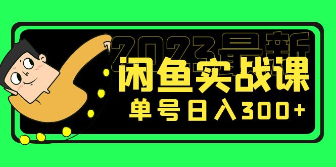 （5117期）花599买的闲鱼项目：2023最新闲鱼实战课，单号日入300+（7节课）插图