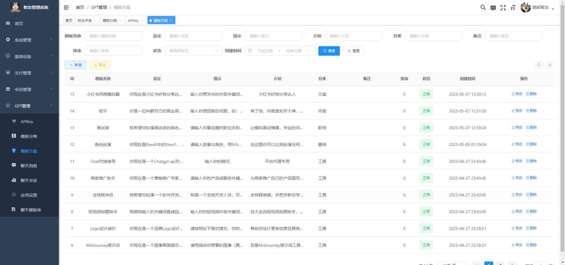 （5811期） Saas无限多开版ChatGPT小程序+H5，系统已内置GPT4.0接口，可无限开通坑位插图6