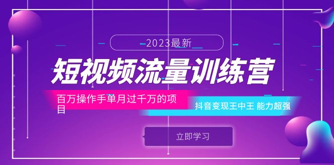 （6276期）短视频流量训练营：百万操作手单月过千万的项目：抖音变现王中王 能力超强插图