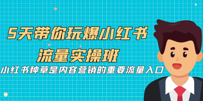 （7041期）5天带你玩爆小红书流量实操班，小红书种草是内容营销的重要流量入口插图