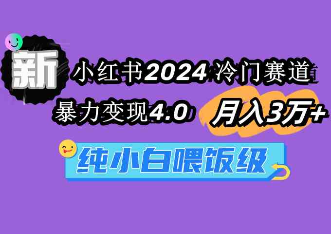 （9134期）小红书2024冷门赛道 月入3万+ 暴力变现4.0 纯小白喂饭级插图