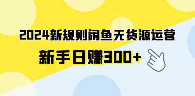 （9522期）2024新规则闲鱼无货源运营新手日赚300+插图