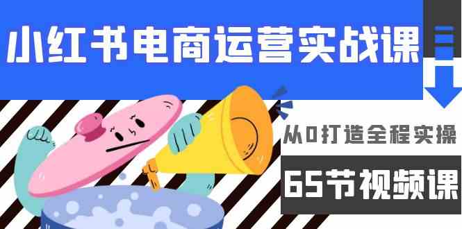 （9724期）小红书电商运营实战课，​从0打造全程实操（65节视频课）插图