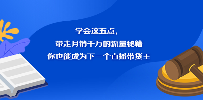 学会这五点，带走月销千万的流量秘籍，你也能成为下一个直播带货王插图