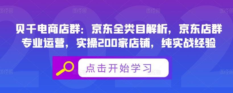 京东全类目解析，京东店群专业运营，实操200家店铺，纯实战经验插图