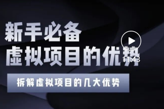 拆解虚拟项目5大优势，0基础教你打造月入上万虚拟店铺！（无水印）插图