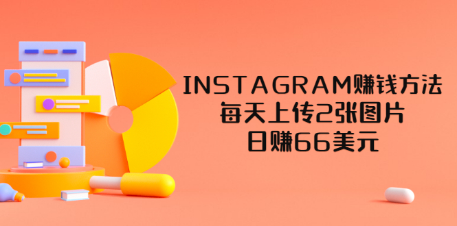 INSTAGRAM赚钱方法：每天上传2张图片，日赚66美元（视频教程）插图