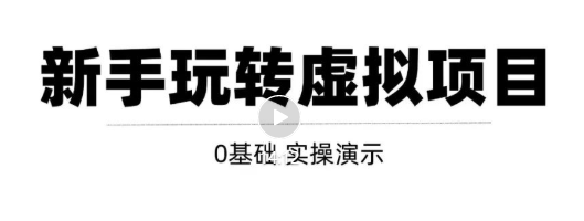 0基础虚拟项目实操演示，教你打造月入上万虚拟店铺！【视频教程】插图