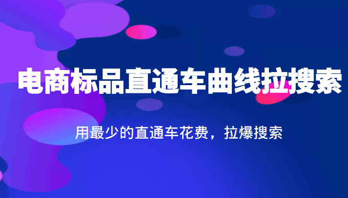 电商标品直通车曲线拉搜索，用最少的直通车花费，拉爆搜索插图