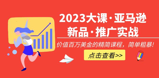 2023大课·亚马逊新品·推广实战：价值百万美金的精简课程，简单粗暴插图