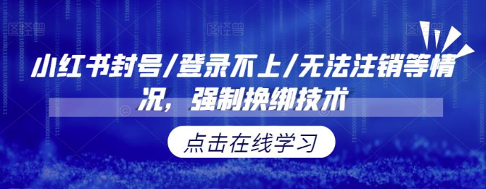 小红书封号/登录不上/无法注销等情况，强制换绑技术【修正】插图